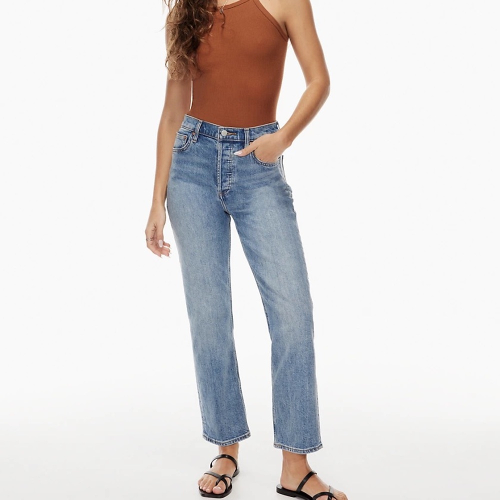 Denim Forum Arlo High Rise Straight 28L